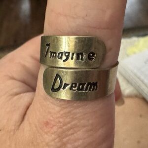 Inspirational Gold Wrap Ring
